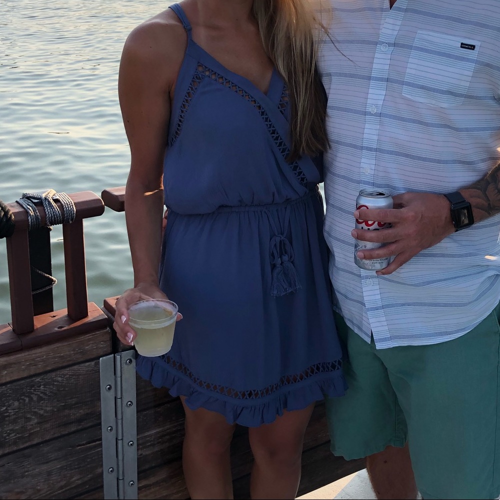 Ocean drive blue summer dress
